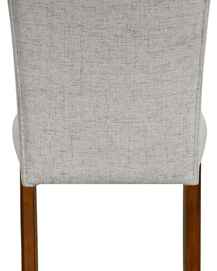 HomePop Classic Parsons Dining Chairs, Pack of 2, Neutral Textured Solid Woven - LeafyLoom