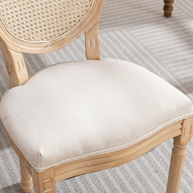 NicBex Haerin-SD-00124-LWJ Dining Chairs, 23"x19.3"x37.8", Beige - LeafyLoom