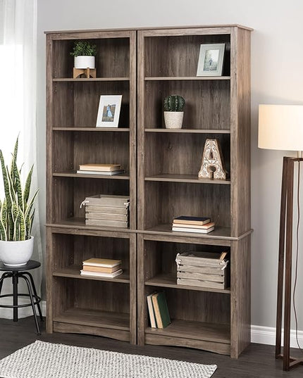 Prepac Prepac Home Office Tall 6-Shelf Bookcase - LeafyLoom