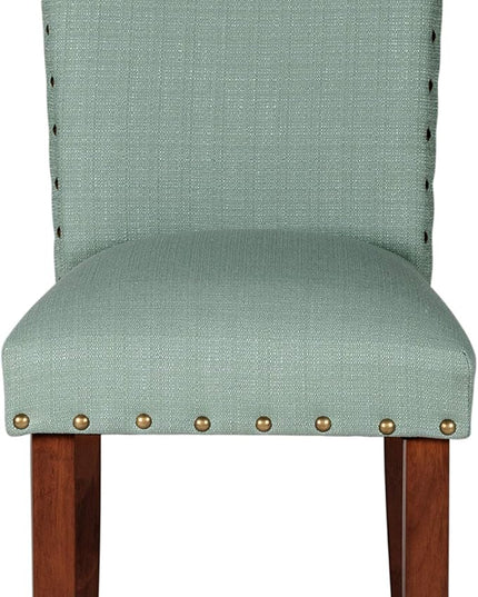 HomePop Classic Parsons Dining Chairs, Set of 2, Sea Foam Green - LeafyLoom