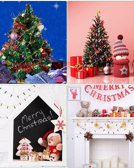 Tuanse 590 Inch Christmas Lights Miniature String Light Accessories Fake Light String Fairy Lights 3 Pieces Christmas Decoration for Xmas Furniture Accessories Tuanse