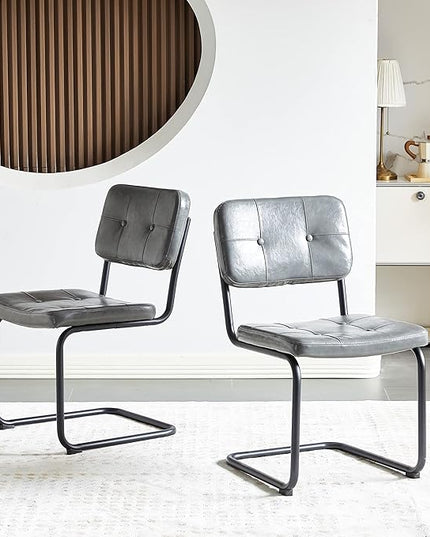 NicBex Haerin-SD-00366-LWJ Dining Chairs, 18.7"x22.2"x32.9", Light Gray - LeafyLoom
