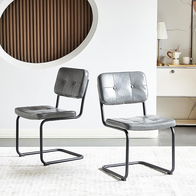 NicBex Haerin-SD-00366-LWJ Dining Chairs, 18.7"x22.2"x32.9", Light Gray - LeafyLoom