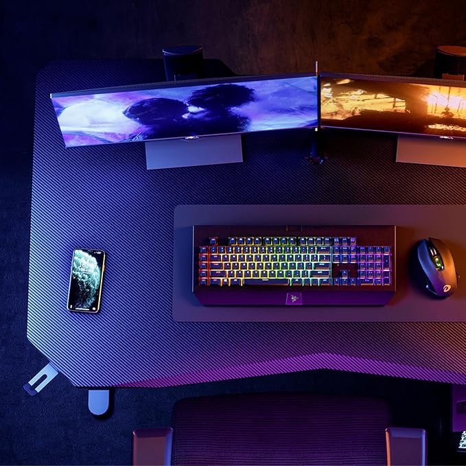 STARY Electric Memory Preset 48 x 24 Inches Adjustable Height Computer Workstation Sit Stand Home Office Desk with Splice Board, 4824, Black Desktop/Black Frame with Storage Shelf - LeafyLoom