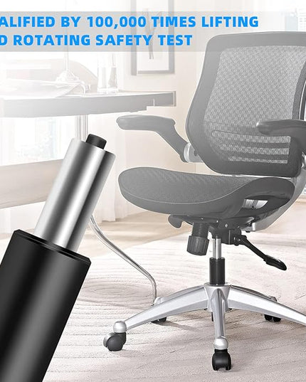 Adjustable Gas Lift Cylinder for Office Chairs, Black, 1000LBS Capacity - LeafyLoom