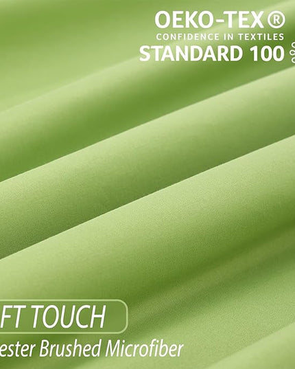 Full Sheet Set - 4 Piece Soft Breathable Bed Sheets for Full Size Bed, Extra Deep Pocket Lxuury Brushed Sheets, Cooling Hotel Bedding Sheets and Pillowcases, Wrinkle Free Oeko-Tex Sheets - LeafyLoom