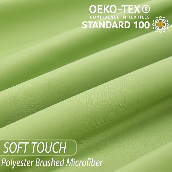 Full Sheet Set - 4 Piece Soft Breathable Bed Sheets for Full Size Bed, Extra Deep Pocket Lxuury Brushed Sheets, Cooling Hotel Bedding Sheets and Pillowcases, Wrinkle Free Oeko-Tex Sheets - LeafyLoom