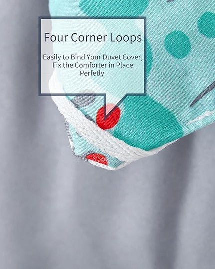 RYNGHIPY Dinosaur Kids Comforter Set Cartoon Dinosaur Bedding Sets for Boys 3 Pieces Queen Microfiber Comforter with Pillowcases Soft Lightweight (Dark Grey,Queen) - LeafyLoom