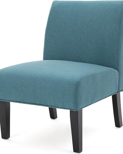 Christopher Knight Home Kassi Fabric Accent Chair, Dark Teal 29. 50”D x 22. 50”W x 32. 00”H - LeafyLoom