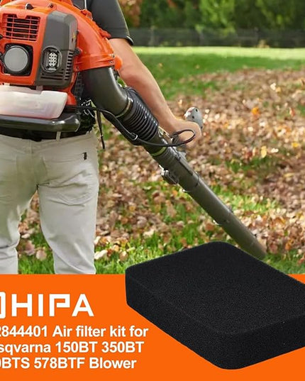 Hipa 502844401 Air Filter for Husqvarna 150BT 145BT 350BT BT150 560BTS 350BF 560BFS 560BT 150BF Leaf Blower Husqvarna 150BT Tune Up Kit - LeafyLoom