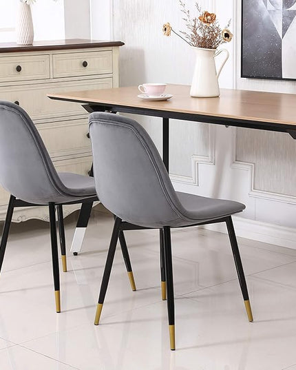 NicBex Haerin-SD-00350-LWJ Dining Chairs, 22.3"x17.3"x33.3", Gray - LeafyLoom