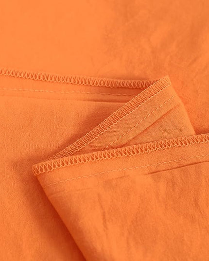 NTBAY Toddler Bedding Set - 4 Piece Soft and Breathable Crib Bedding Set for Boys and Girls, Includes Quilted Comforter, Fitted Sheet, Flat Top Sheet and Envelope Pillowcase, Orange - LeafyLoom