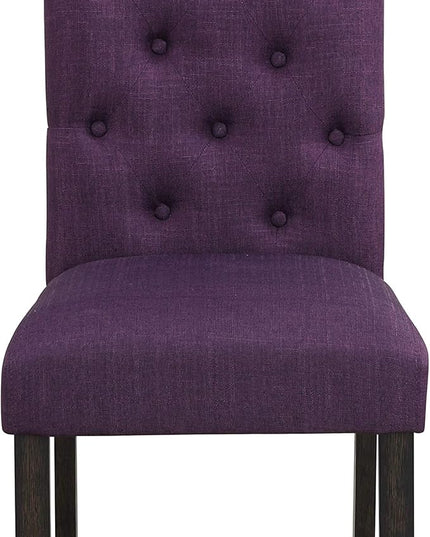 NicBex Haerin-SD-00147-LWJ Dining Chairs, 21"x18"x39.2", Purple - LeafyLoom