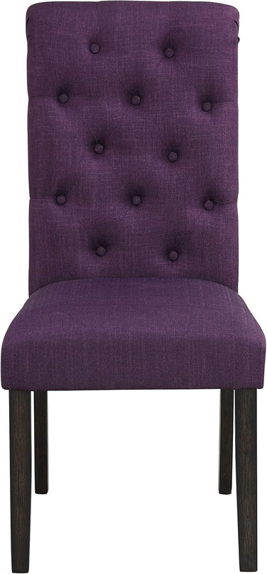 NicBex Haerin-SD-00147-LWJ Dining Chairs, 21"x18"x39.2", Purple - LeafyLoom