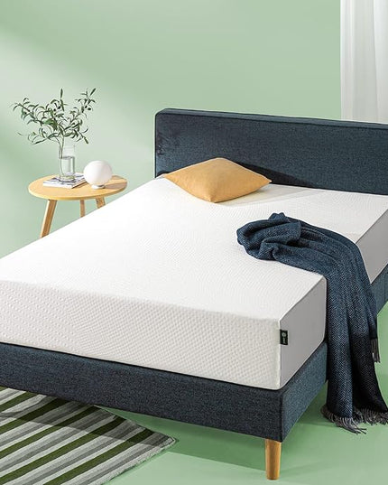 ZINUS Cooling Essential Foam Bed Mattress Conventional, Full, White - LeafyLoom