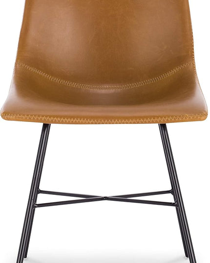 Poly and Bark Paxton Dining Chair, Set of 2 Tan - LeafyLoom
