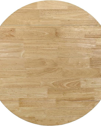 NicBex Small Dining Table for 2 Breakfast Nook Table Set Modern 3-Piece Dining Set with Drop Leaf for Breakfast Nook, Living Room, Small Space, Easy Assembly, Natural - LeafyLoom