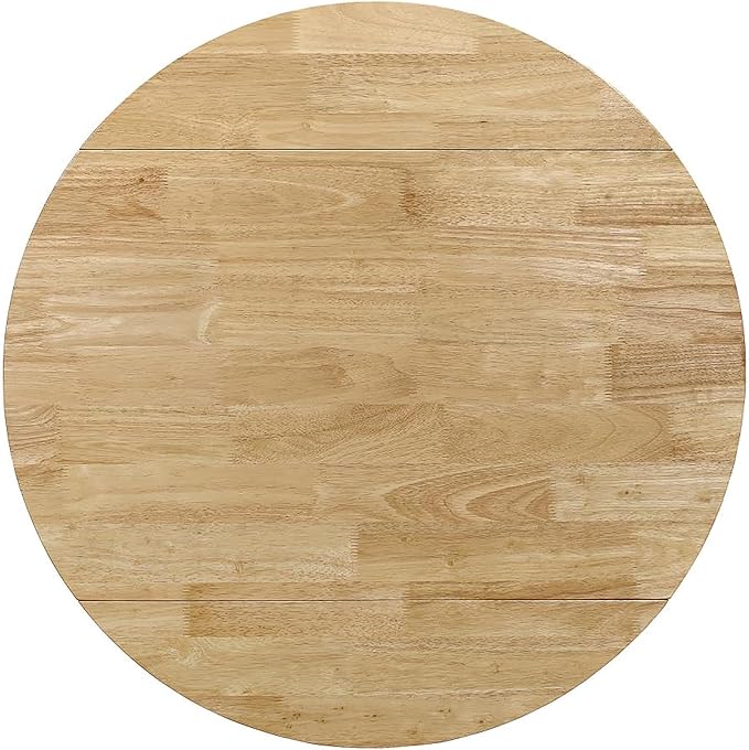 NicBex Small Dining Table for 2 Breakfast Nook Table Set Modern 3-Piece Dining Set with Drop Leaf for Breakfast Nook, Living Room, Small Space, Easy Assembly, Natural - LeafyLoom