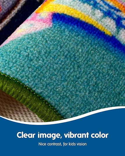 Car Mat for Kids Toy Cars 59X79 Inch Kids Rug,Car Rug Play Mat for Kids,Play Rug for Kids Playroom Bedroom,Road Traffic Kids Play Area Rug Non-Slip Backing, Kids Carpet Playmat Toddler Boys,Children - LeafyLoom