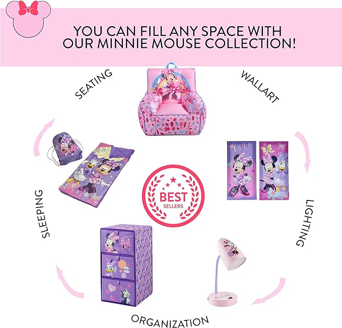 Disney WK318589 Minnie Mouse Marquee Lights - LeafyLoom