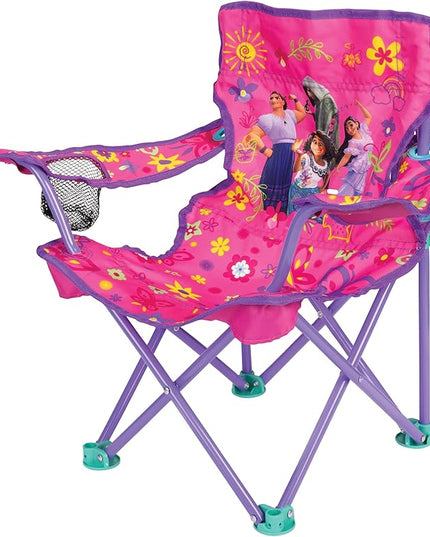 Disney's Encanto Kids Chair Foldable for Camping, Sports or Patio with Carry Bag, Toddlers 24M+ - LeafyLoom