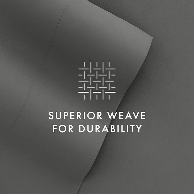 Linen Market Bed Sheets for Queen Size Bed (Gray) - Sleep Better Than Ever with These Soft and Cooling Queen Sheets - Deep Pocket Fits 16" Thick Beds - 4 Piece Queen Sheet Set - LeafyLoom