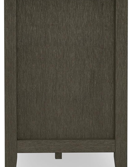 SIMPLIHOME Artisan Solid Wood 72 inch Wide Contemporary TV Media Stand in Farmhouse Grey for TVs up to 80 inches - LeafyLoom