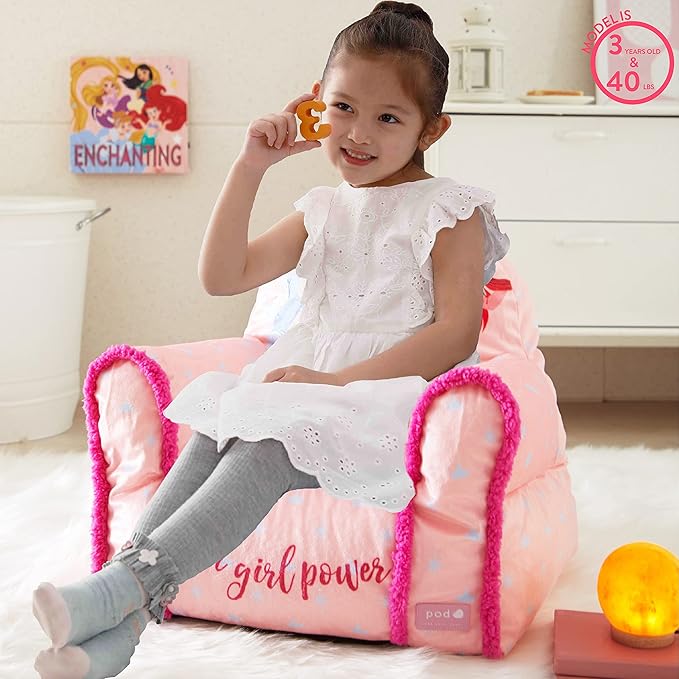 Idea Nuova Princess Bean Bag Sofa Chair, Large - LeafyLoom