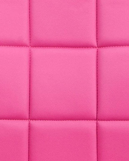 Flash Furniture Clayton Mid-Back Pink Quilted Vinyl Swivel Task Office Chair - LeafyLoom