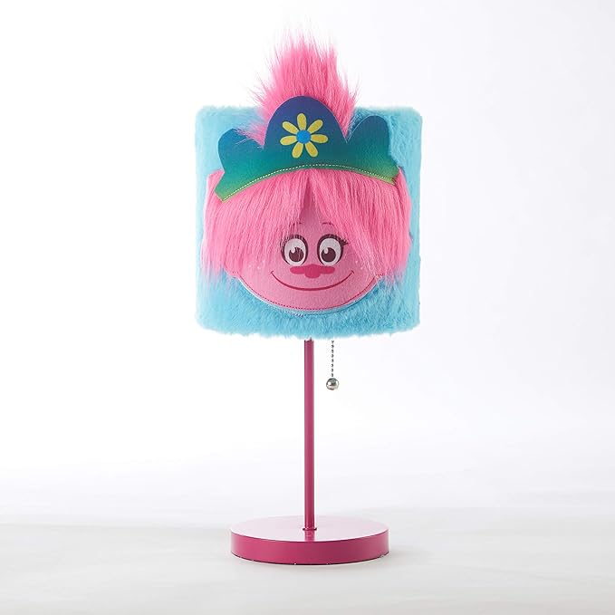 Idea Nuova Trolls Plush Shade Table Lamp - LeafyLoom