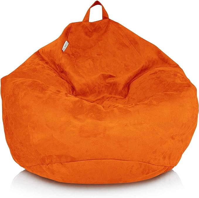 Bean Bag Stuffed Animal Storage Or Cover | No Filler | Extra Large | for Adults Or Kids | Double Stitched | Durable Zipper | Premium Microsuede - LeafyLoom