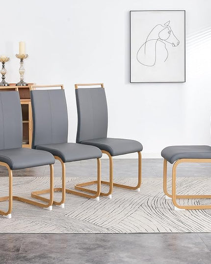 NicBex Haerin-SD-00303-LWJ Dining Chairs, 16.5"x21.2"x39.3", Gray - LeafyLoom
