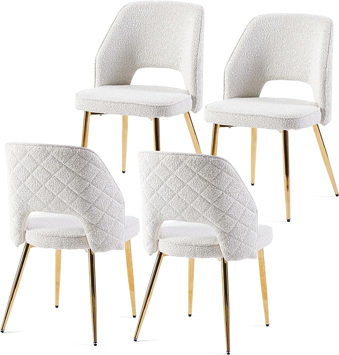 NicBex Haerin-SD-00326-LWJ Dining Chairs, 20.1"x24.2"x31.7", Off White - LeafyLoom