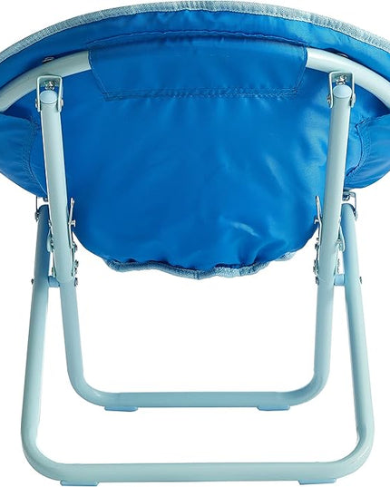 Nickelodeon Blues Clues Toddler 19” Folding Saucer Chair with Cushion, Ages 3+, Polyester - LeafyLoom