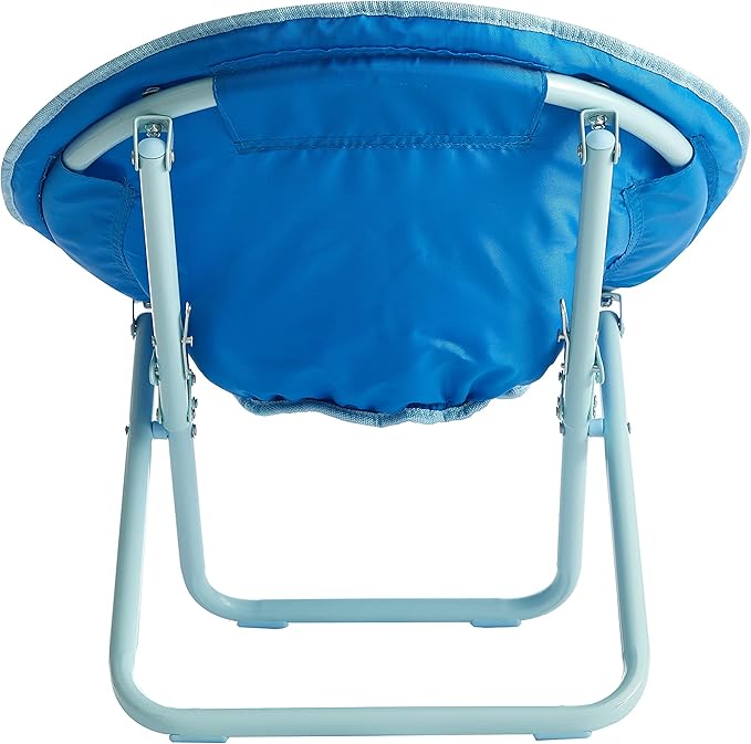 Nickelodeon Blues Clues Toddler 19” Folding Saucer Chair with Cushion, Ages 3+, Polyester - LeafyLoom