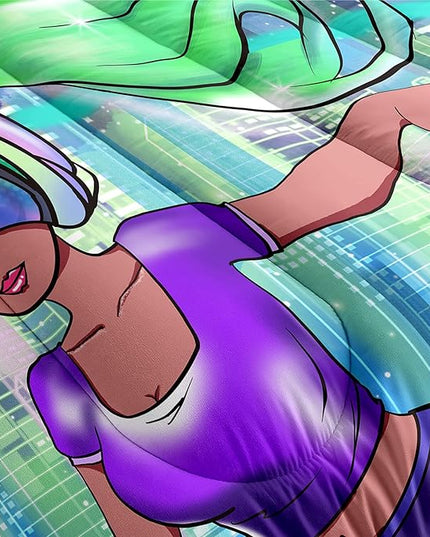 Black Girl Comforter Sets for Girls Twin Comforter Set for Girls Teen Comforter Sets for Girls Adults Twin Pretty African American DJ Girl Pattern Twin Bedding Comforter Set with 1 Pillowcase - LeafyLoom