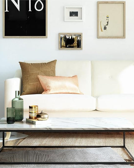 Mr. Kate Tess Sofa with Soft Pocket Coil Cushions, Small Space Living Room Furniture, White Linen - LeafyLoom
