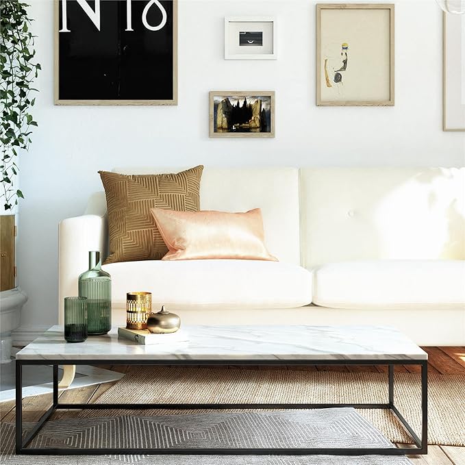 Mr. Kate Tess Sofa with Soft Pocket Coil Cushions, Small Space Living Room Furniture, White Linen - LeafyLoom