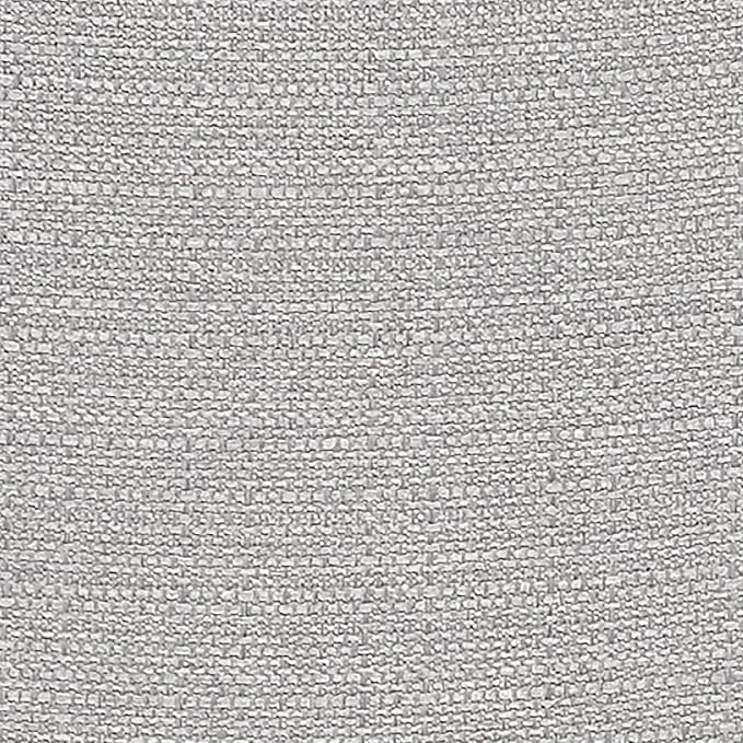 Serta Leighton Modern Office Chair, Stylish Mid-Back Desk Chair, Rivet Detail, Serta Quality Memory Foam, Armchair with Wheels, Vanity Chair, Swivel Chrome Metal Base, Twill Fabric, Light Gray - LeafyLoom