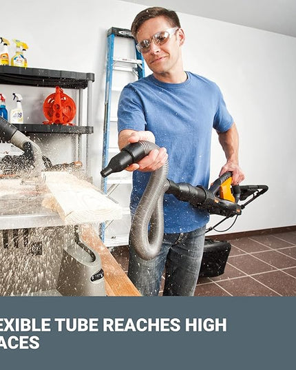 Worx 20V Cordless Leaf Blower WG545.1, Up to 120 MPH Air Speed, Long Nozzle Design for Narrow Spaces, Ideal for Indoor and Outdoor Cleaning, 9x Cleaning Attachments, Battery and Charger Included - LeafyLoom