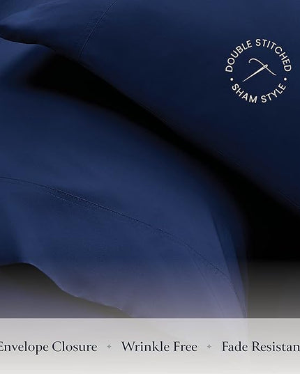 BELADOR Silky Soft Twin Sheet Set - Luxury 4 Piece Bed Sheets for Twin Size Bed, Secure-Fit Deep Pocket Sheets with Elastic, Breathable Hotel Sheets and Pillowcase Set, Wrinkle Free Oeko-Tex Sheets - LeafyLoom