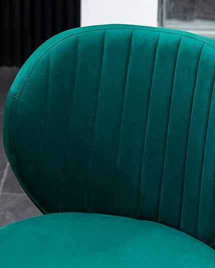 Roundhill Furniture Amoa Dining Chair, Set of 2, Green - LeafyLoom