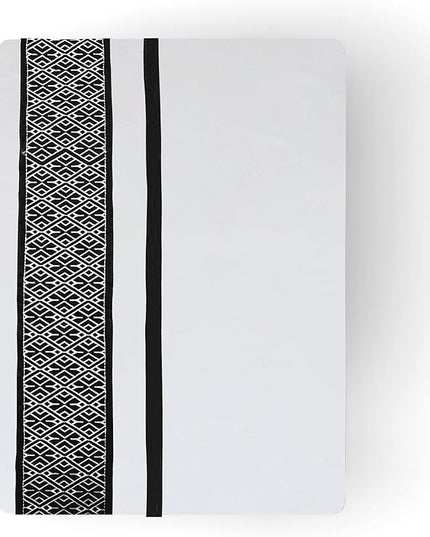 1000 TC King Size 4 Piece Sheet Set - 100% Egyptian Cotton Sheets - 1000 Thread Count - Breathable & Cooling Hotel Luxury Bedding - 18" Deep Pockets, King Sheets - Black Embroidered Light Grey Sheets - LeafyLoom