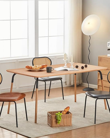 NicBex Haerin-SD-00364-LWJ Dining Chairs, 22.1"x17.7"x31.5", Brown - LeafyLoom