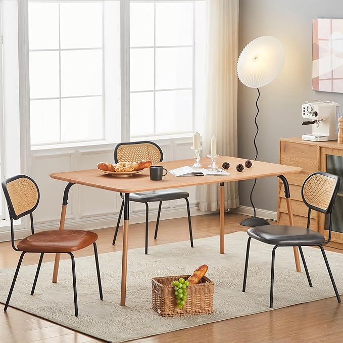 NicBex Haerin-SD-00365-LWJ Dining Chairs, 22.1"x17.7"x31.5", Light Gray - LeafyLoom
