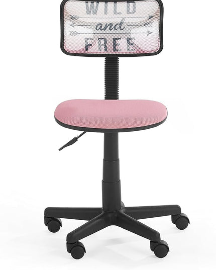 Printed Swivel Mesh Chair, Wild and Free - LeafyLoom