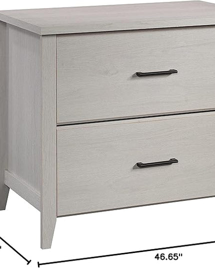 Sauder Summit Station 2-Drawer Lateral File Cabinet, L: 33.86" x W: 20.87" x H: 29.02", Glacier Oak - LeafyLoom