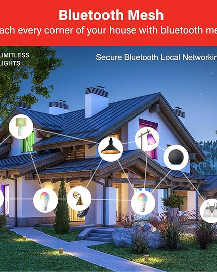 Sengled Smart Light Bulbs, Color Changing Alexa/Bluetooth Mesh, Dimmable LED Bulb A19 E26 Multicolor, High CRI, High Brightness, 8.7W 800LM, 1Pack Sengled