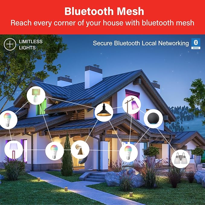 Sengled Smart Light Bulb, E12 Smart Bulb, S1 Auto Pairing with Alexa Devices, Candelabra Light Bulbs, Smart Chandelier Light Bulbs That Work with Alexa, 45W Equivalent, Warm Light Bulbs, 4-Pack Sengled