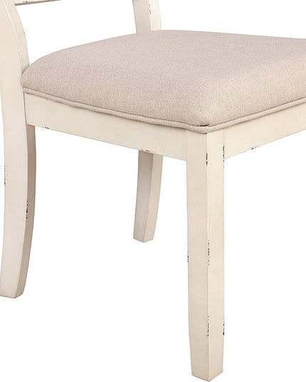 NicBex Haerin-SD-00175-LWJ Dining Chairs, 23.5"x18.3"x38.8", White - LeafyLoom